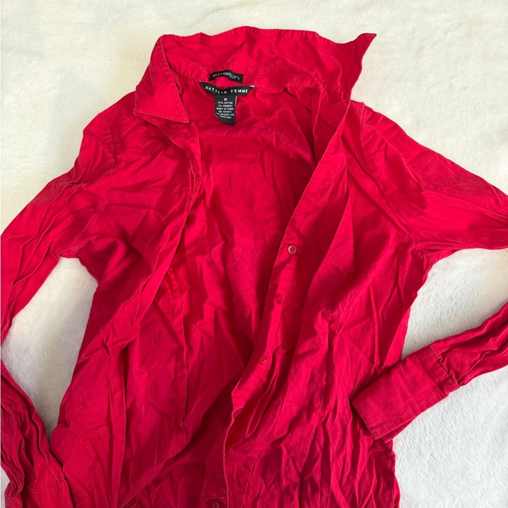 Antilia Femme Vibrant Red Blazer